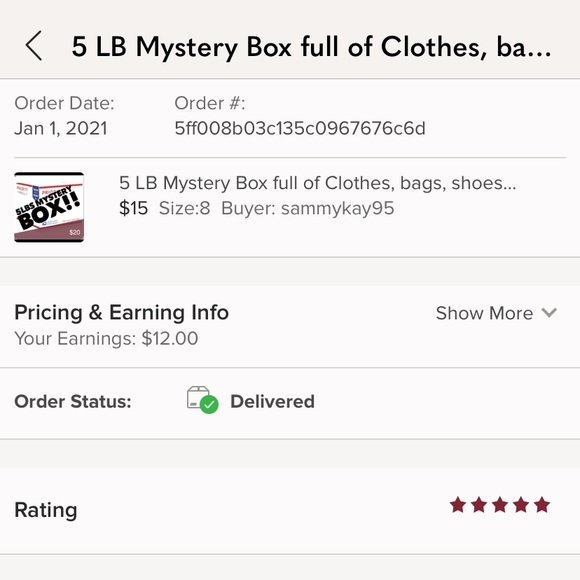 5 Stars 5 LB Mystery Box Full of clothes/goodies/ treasure 30 dollars - Picture 4 of 10